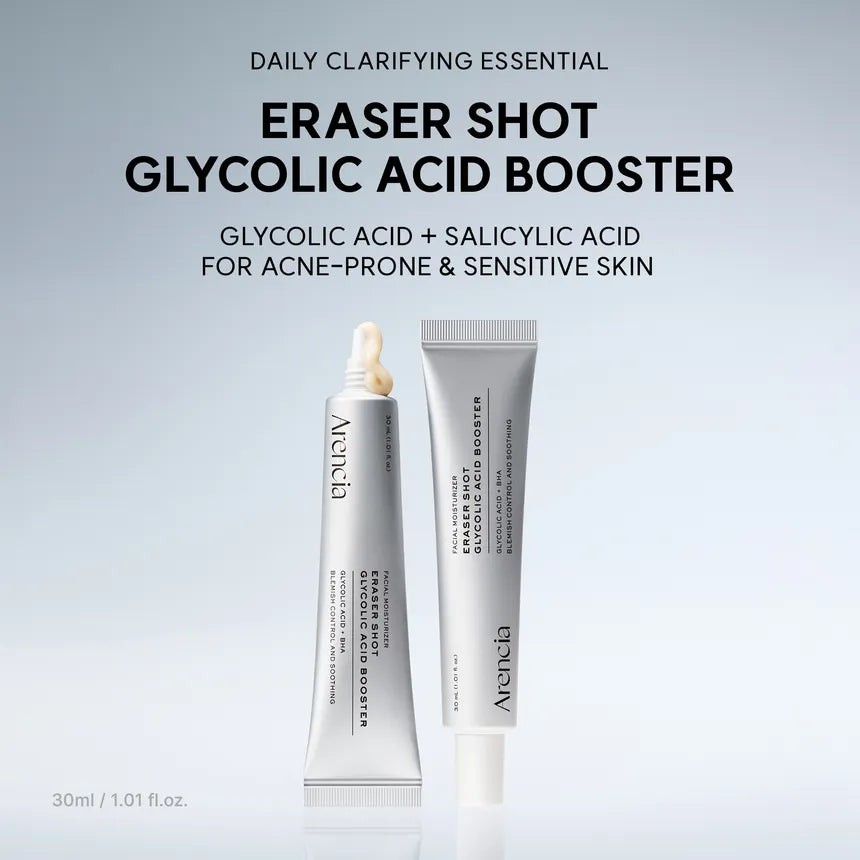 Arencia Eraser Shot Glycolic Acid Booster detalle del producto