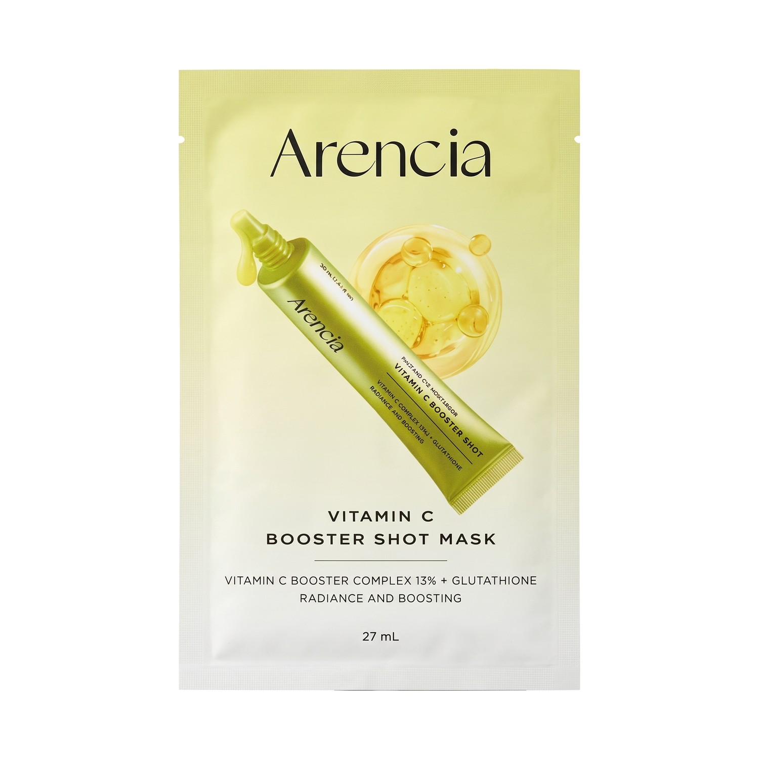 Arencia Vitamin C Booster Shot Mask 27ml (1 hoja)