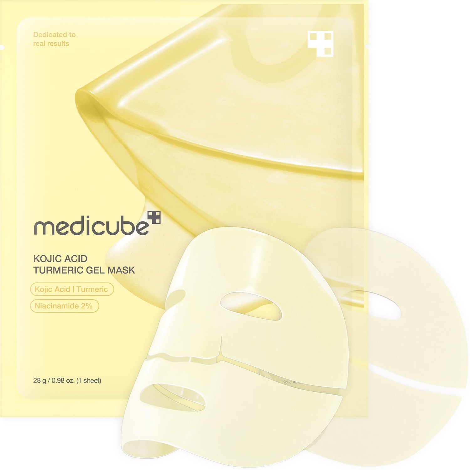 Packshot oficial de la Medicube Kojic Acid Turmeric Gel Mask