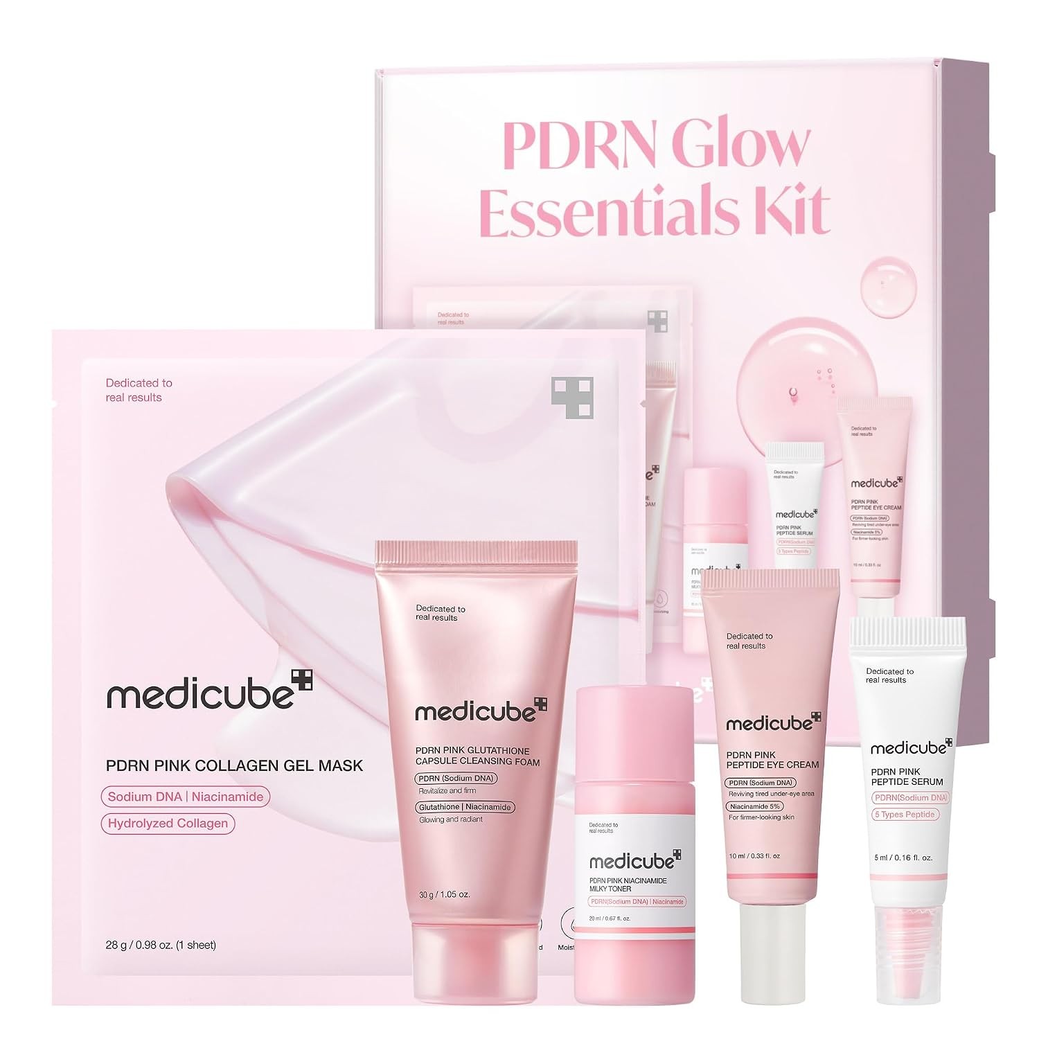 Packshot oficial del Medicube PDRN Glow Essentials Kit