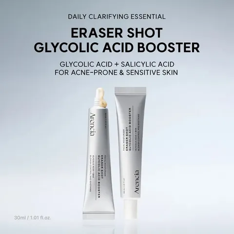 Arencia Eraser Shot Glycolic Acid Booster detalle del producto