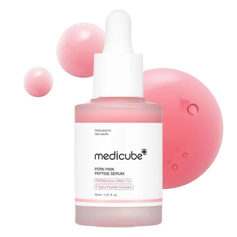 Medicube PDRN Pink Peptide Serum frasco