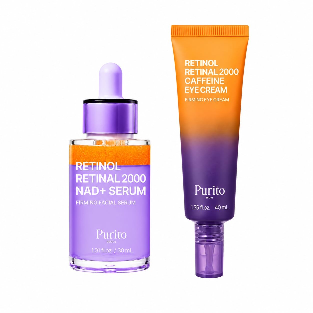 Purito Retinol Retinal 2000 NAD+ Serum con su caja